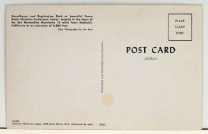 Roundhouse and Registration Desk - Postcard