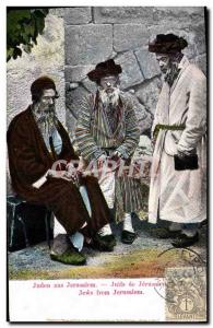Old Postcard Judaica Jewish Juden aus Jersusalem