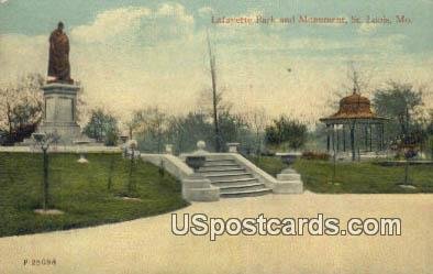 Lafayette Park & Monument in St. Louis, Missouri