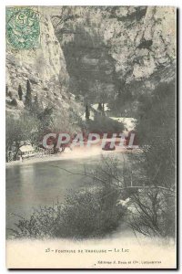 Old Postcard Lake Fontaine de Vaucluse