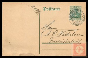 German Reichspost Postcard