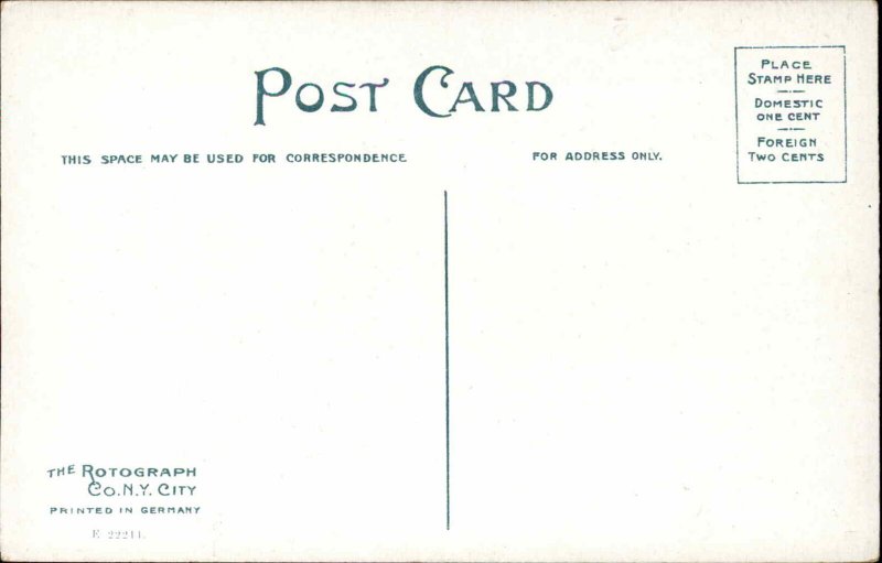 WESTFIELD MA Elm Street Scene c1910 Postcard