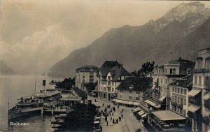 Switzerland Ingenbohl Brunnen RPPC 04.80