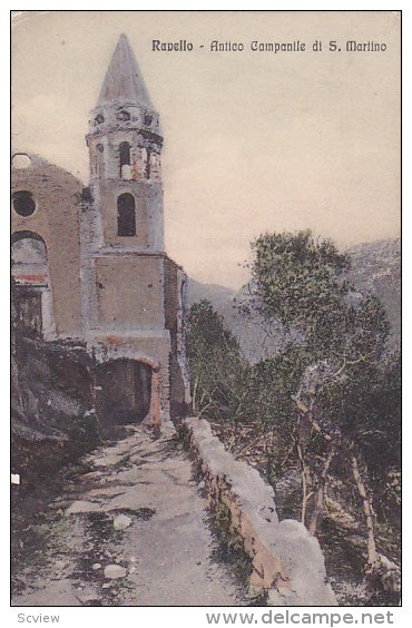 RAVELLO (Campania), Italy, 1900-1910s; Antico Campanile Di S. Martino