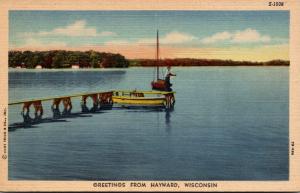 Wisconsin Greetings From Hayward Curteich