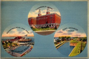 Vintage Virginia Postcard - Fort Monroe