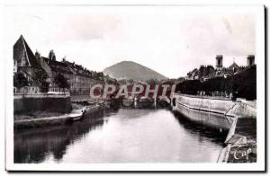 Modern Postcard Besancon Vue Generale The Quays