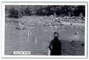 High Ridge Missouri MO Postcard Shallow Water Echo Lake Ranch Ozark Resort c1940