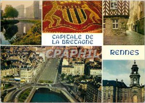 Postcard Modern Capital of Brittany Rennes