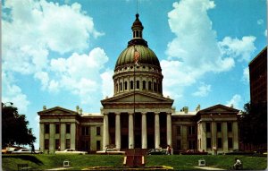 Vtg St Louis Missouri MO Old Courthouse Chrome View Postcard