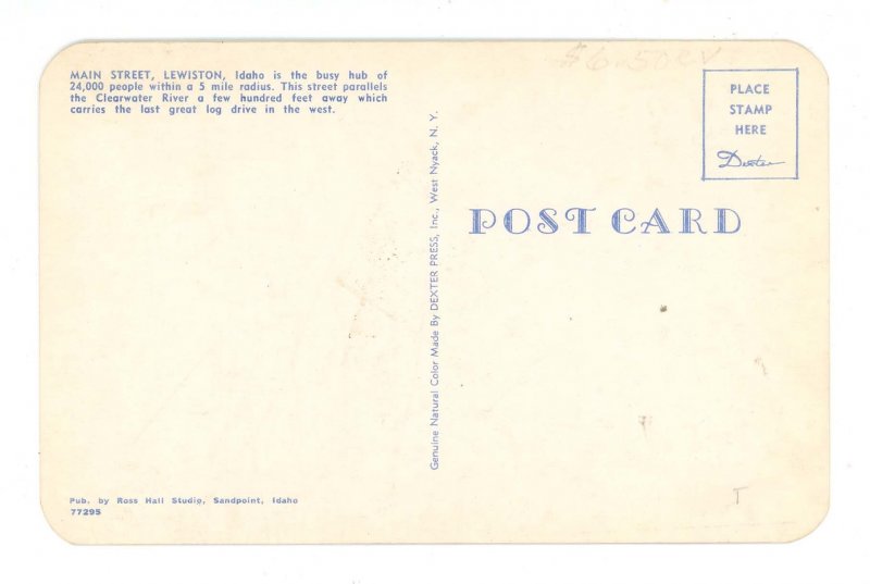 ID - Lewiston. Main Street ca 1953