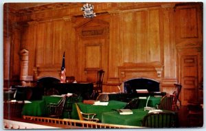 Postcard - Declaration Chamber, Independence Hall - Philadelphia, Pennsylvania