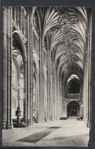 Kent Postcard - The Nave Looking East, Canterbury Cathedral  RS10594