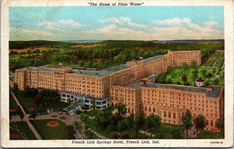 LOT OF 3- French Lick, Indiana - The Famous Pluto Spring - POSTCARD -PC