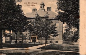Michigan Flint Oak Street School 1913