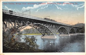 Park Trolley Bridge from Strawberry Mansion Fairmount Park - Philadelphia, Pe...