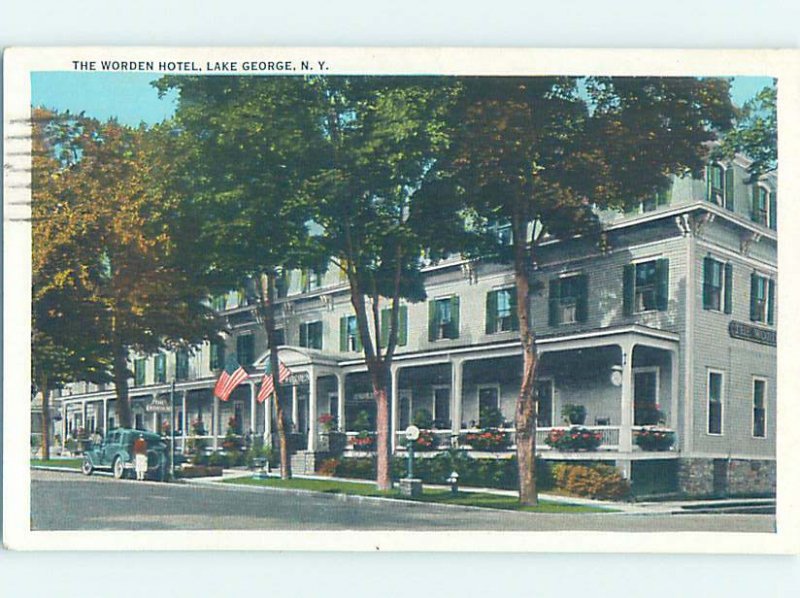 W-border HOTEL SCENE Adirondacks - Lake George New York NY AE1987