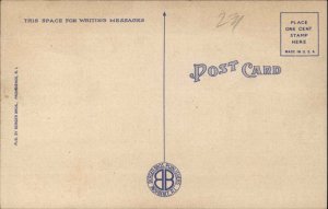 Narragansett Pier RI Rhode Island Greene's Inn c1930-50s Vintage Postcard