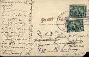 Spring Lake MI Decorated Boats For Venetian Evening c1910 Postcard