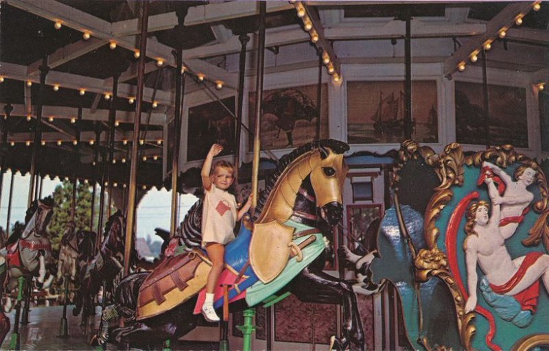 Canandaigua NY, New York - Roseland Amusement Park - Merry-Go-Ride