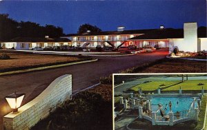 Overland Park Kansas 1960s Postcard White Haven Motor Lodge Motel