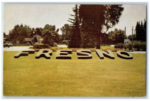 c1950's Cherry Evergreen Fresno California CA, Large Letters Vintage Postcard