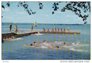 Swimming, Lake Couching , LONGFORD MILLS , Ontario , 40-60s