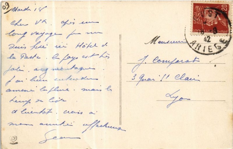 CPA Oust- La Tour et le Garret FRANCE (1040434)