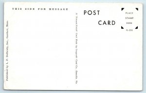 GARDNER, Massachusetts MA ~ GARDNER CITY HALL  Worcester County Postcard