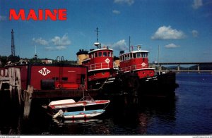 Maine Belfast Penobscot Bay Tugboats