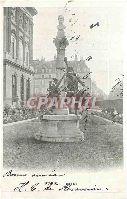 Postcard Old Paris Raffet