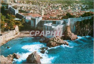 Postcard Modern Dubrovnik City Walls