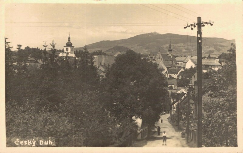 Czech Republic Český Dub RPPC 05.09