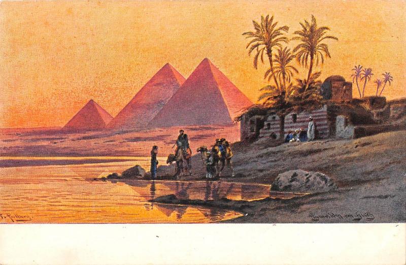 uk33417 egypt oasis dunes pyraminds