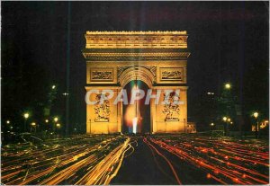 Postcard Modern Marvels Paris and The Arc de Triomphe Enlighten (1806 1836) s...