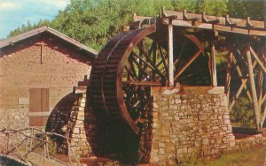 Ruidoso New Mexico Old Mill With Water Wheel Chrome Postcard Unused