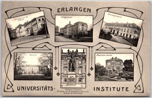 Erlangen Yniversitats Institute Physiolog Zoolog Collegienhouse Germany Postcard