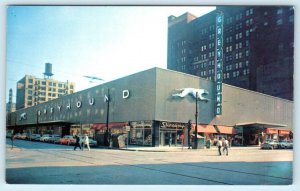 CHICAGO, Illinois IL ~ GREYHOUND BUS TERMINAL Completed 1953  Postcard