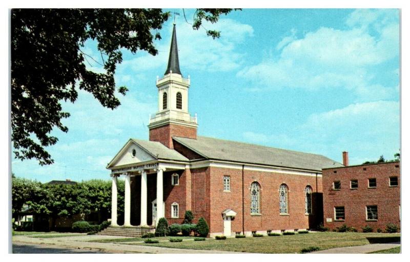 Westmoreland Baptist Church, Huntington, WV Postcard *5F2