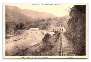 Views Of The Argentine Republic Postcard Hydro Electric Co. Lules River