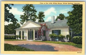 1948 Warm Springs GA Exterior Pendant Doric Roosevelt Little White House PC A252