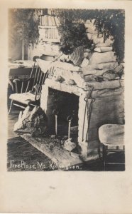 RP: MT. KILLINGTON, Vermont, 1900-10s; Fireplace