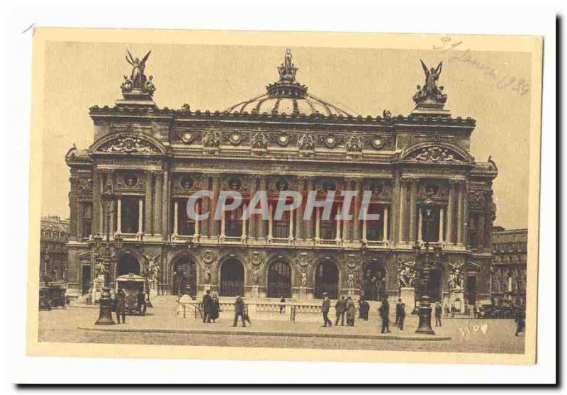 Paris (9eem) Old Postcard L & # 39opera