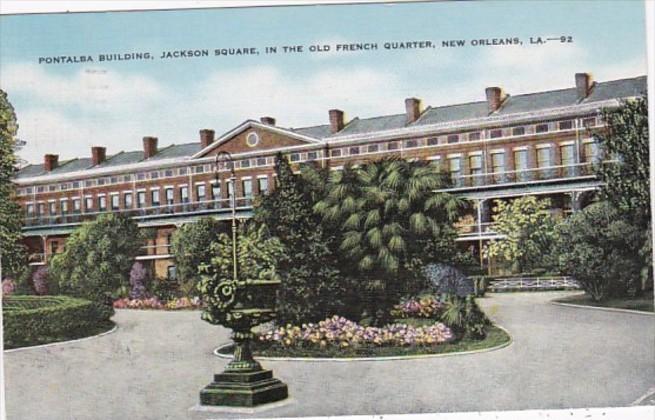 Louisiana New Orleans Pontalba Building Jackson Square 1956