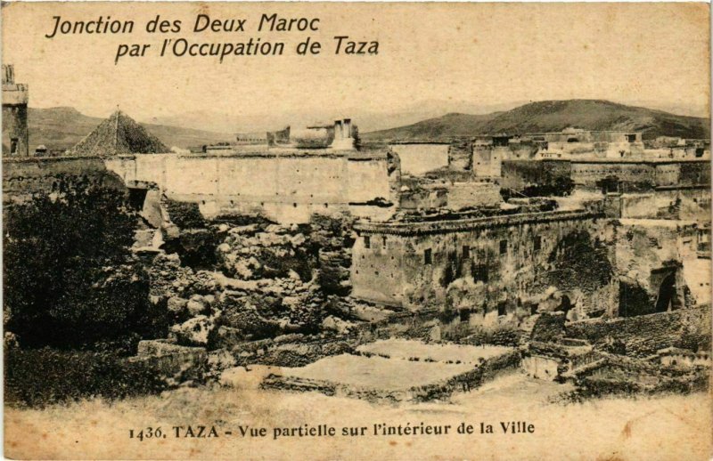 CPA AK Taza - Vue Partielle sur l'Interieur de la Ville MAROC (963994)