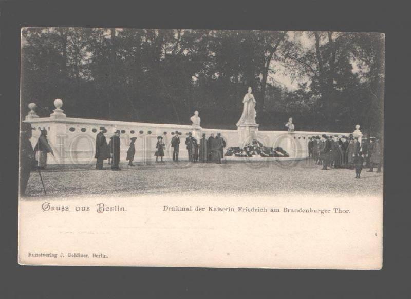 079827 GERMANY Gruss aus Berlin denkmal der Kaiserin Friedrich