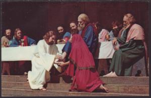 Jesus Washes Feet,Black Hills Passion Play,SD Postcard