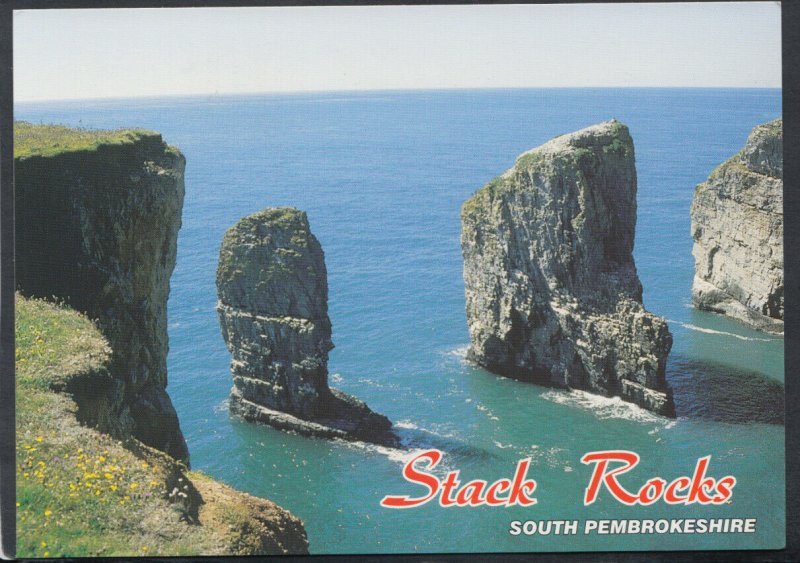 Wales Postcard - Stack Rocks, South Pembrokeshire  RR5913