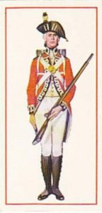 Carreras Vintage Cigarette Card Military Uniforms 1976 No 10 Private 1791 Fir...