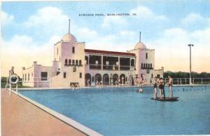 IA-BURLINGTON-KIWANIS POOL-CIRCA 1950-EARLY